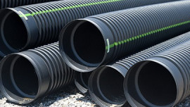 Image showing drainage pipes before install