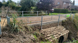 The new Blankney Fen culvert