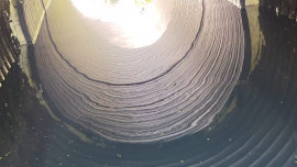 The new Blankney Fen culvert pipe